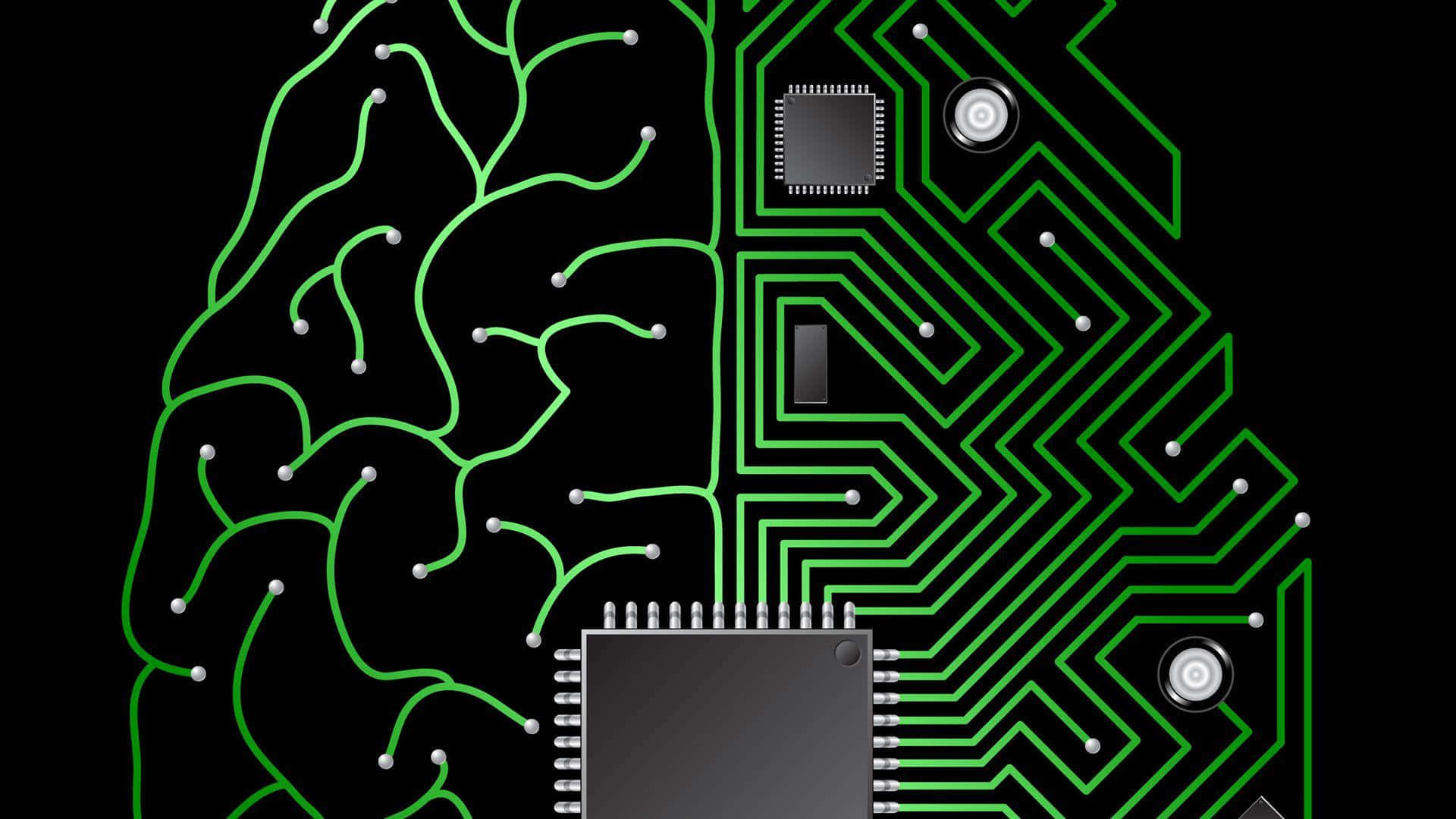 Abstract Depiction Of Artificial Intelligence Background