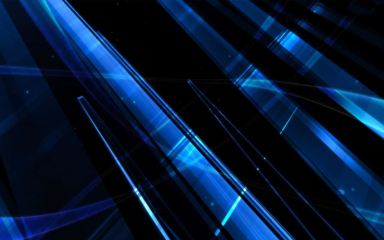 Abstract Desktop With Orange And Blue Background