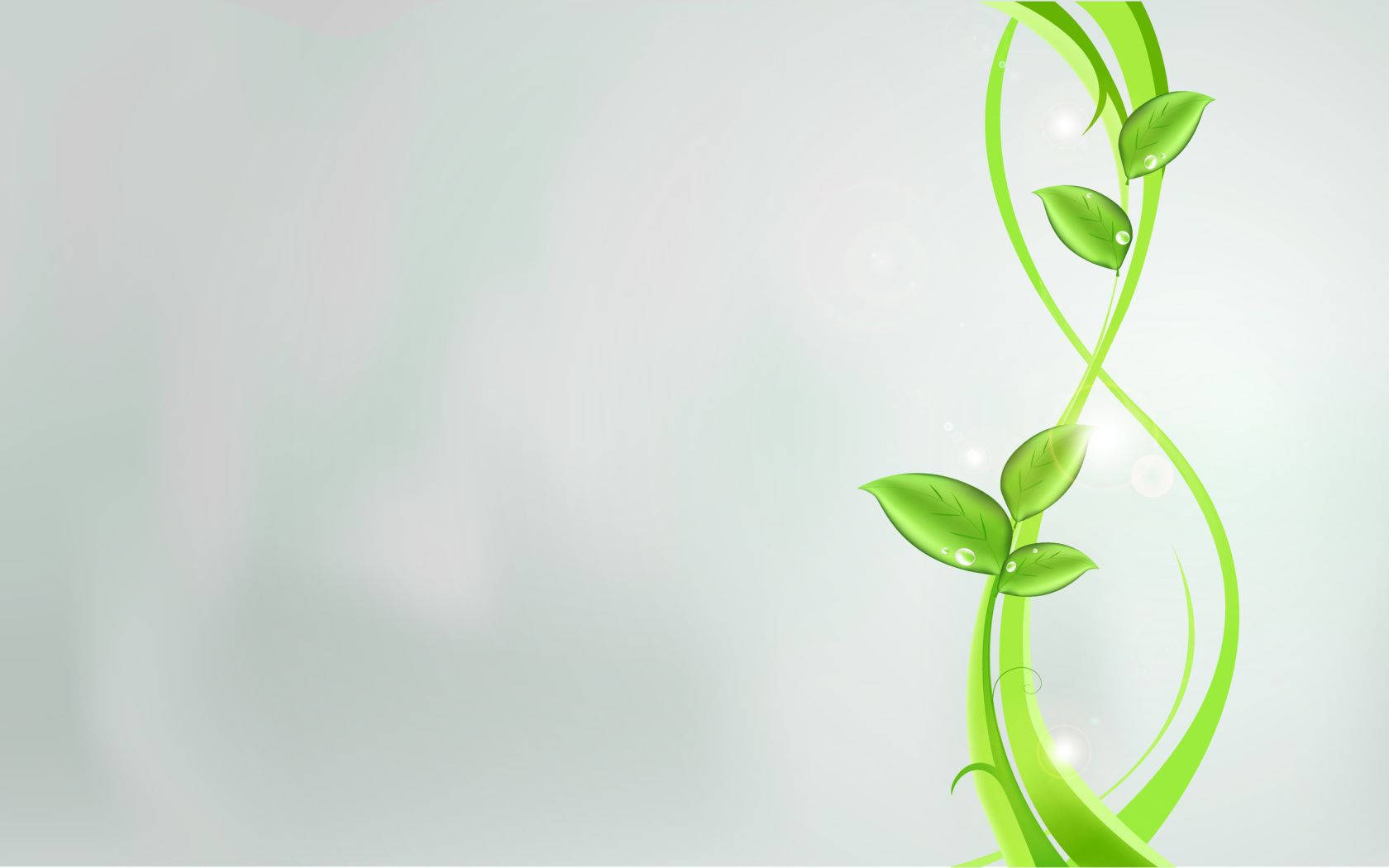 Abstract Eco Green Plant Background