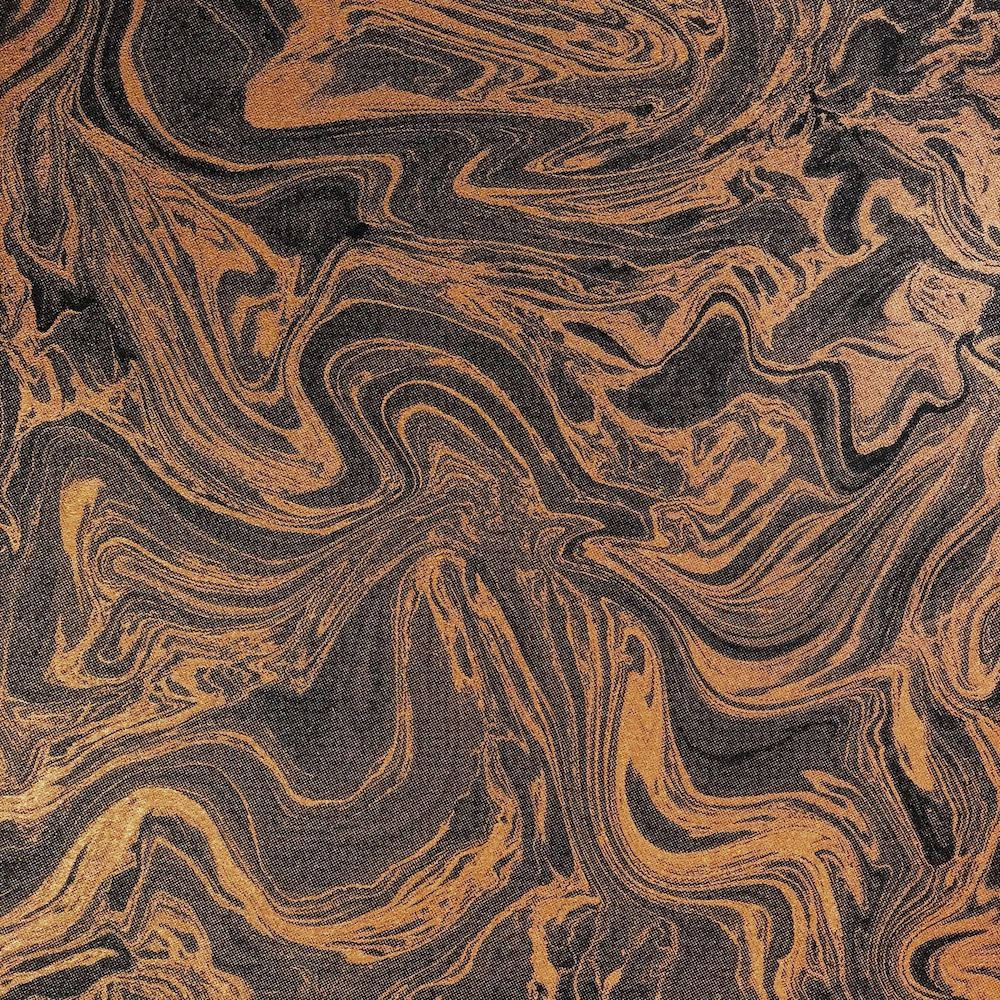 Abstract Elegance - Black And Tan Marble Aesthetics