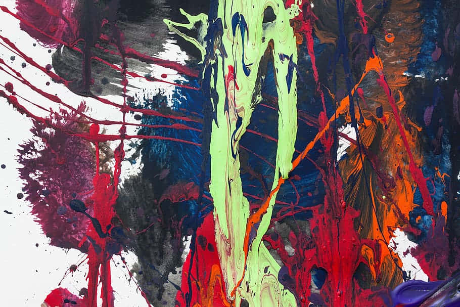 Abstract Emotional Expression Art