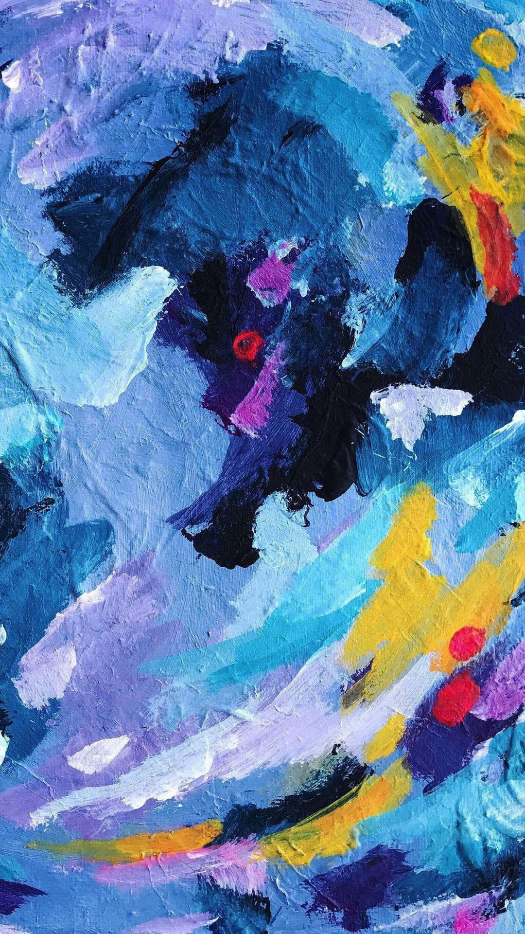 Abstract Expressionist Acrylic Painting Background
