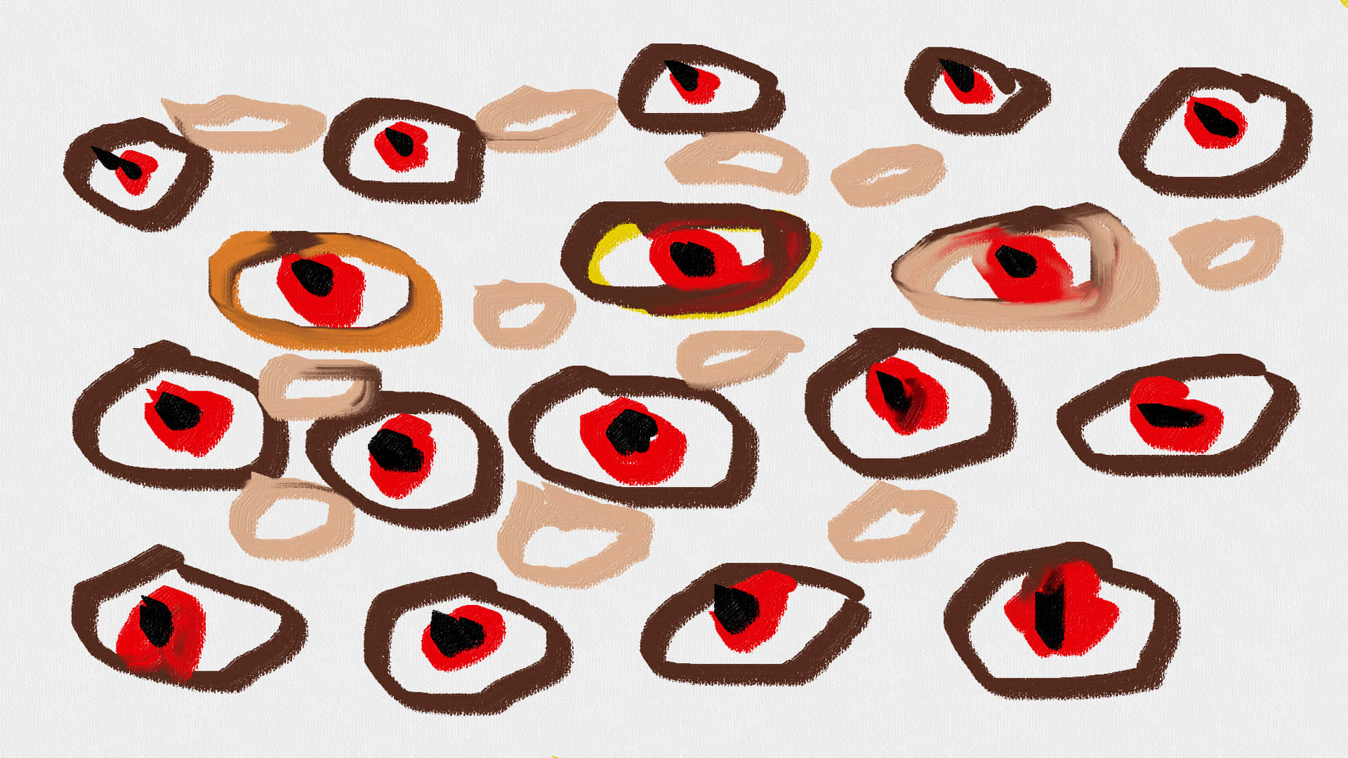 Abstract Eyes Painting
