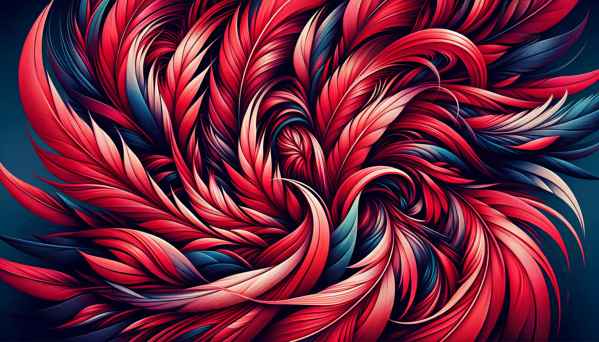Abstract Feather Artwork Background