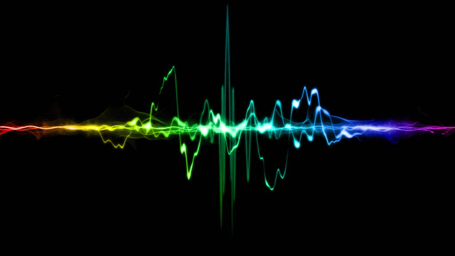 Abstract Frequency Lines Cool Hd Background