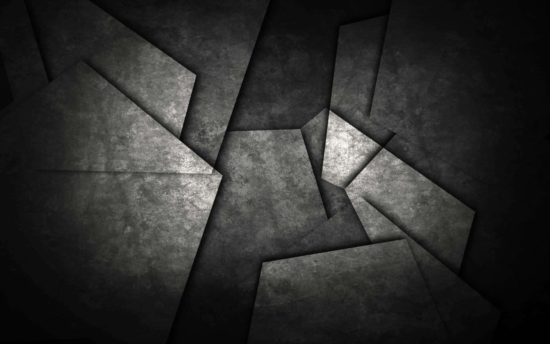 Abstract Geometric Black Grey Background Background