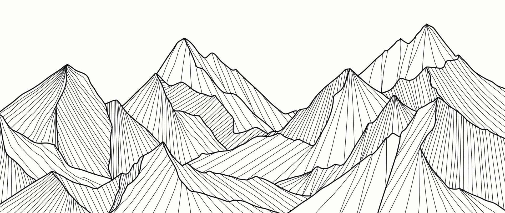 Abstract Geometric Line Vector Art Background