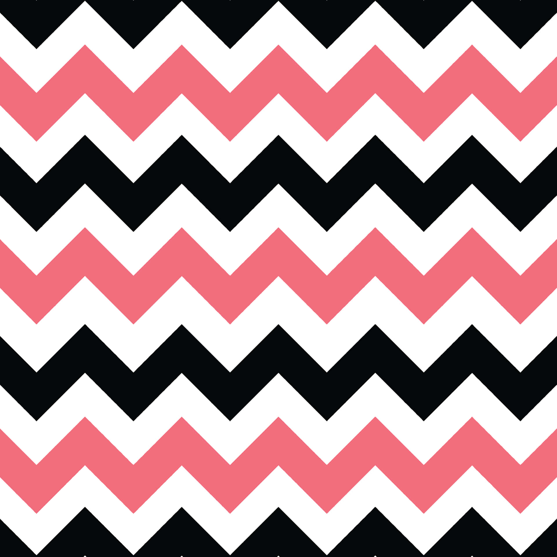 Abstract Geometric Pattern In Pink, Black And White.