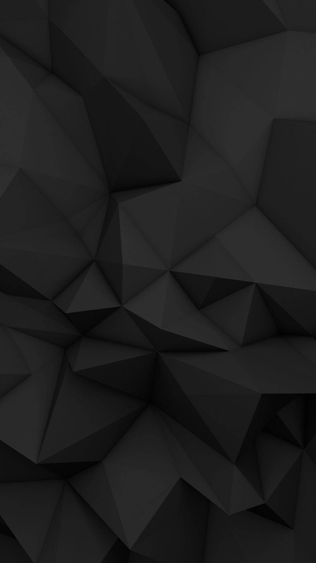 Abstract Geometric Solid Black Iphone Background