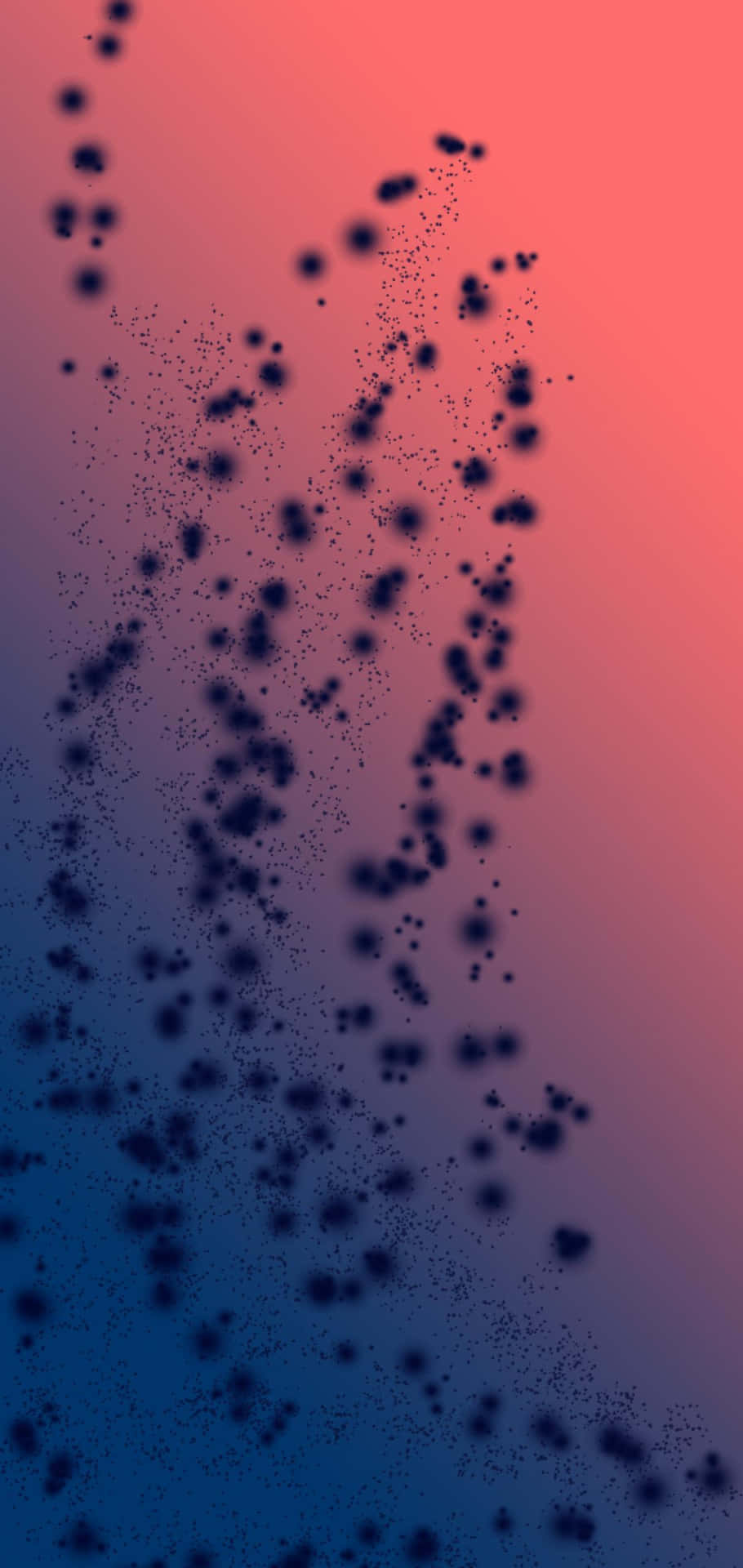 Abstract Gradient Particles Samsung Note20 Wallpaper Background