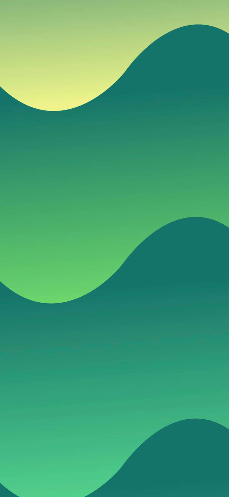 Abstract Green Hills Minimalist Background Background