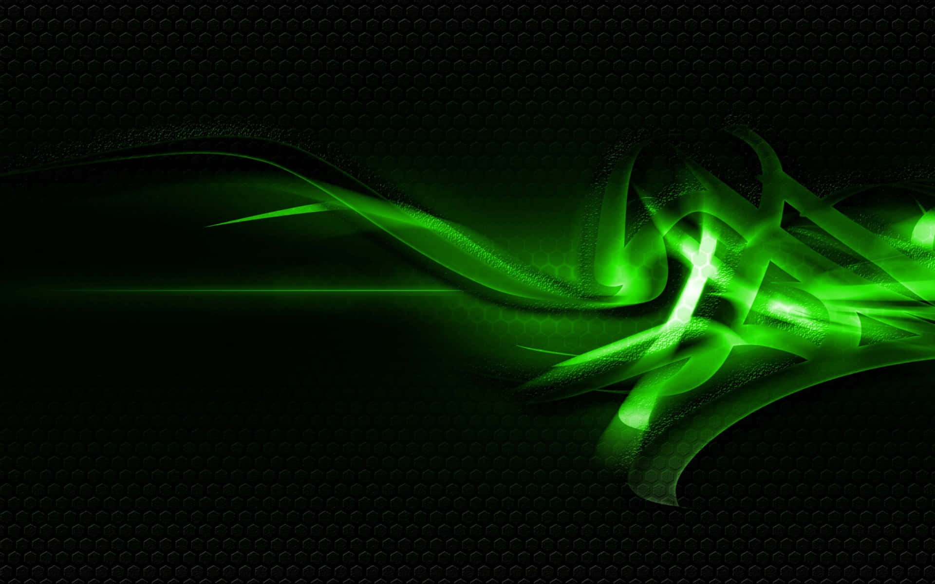 Abstract Green Led Lights Textured Background