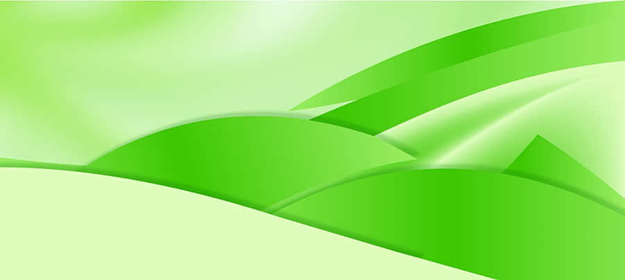 Abstract Green Waves Vector Background Background