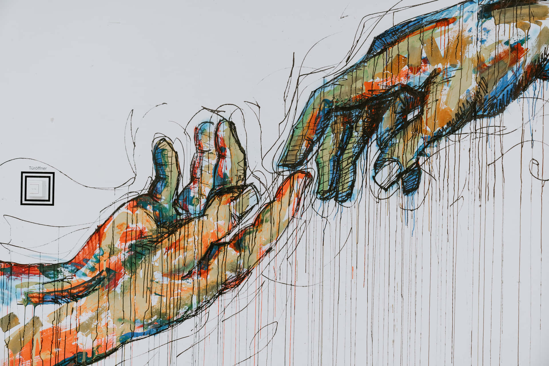 Abstract Hand Sketch Artwork