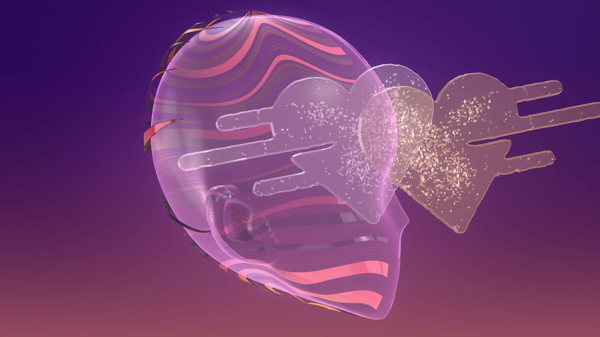 Abstract Heart Plug Design
