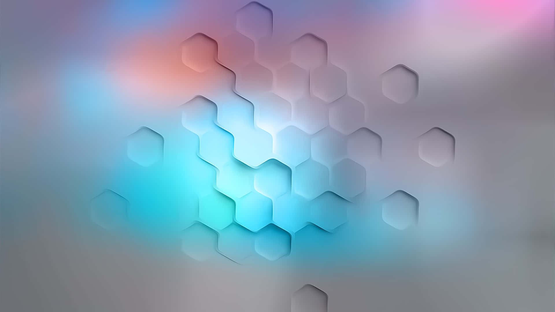 Abstract Hexagon 4k Background