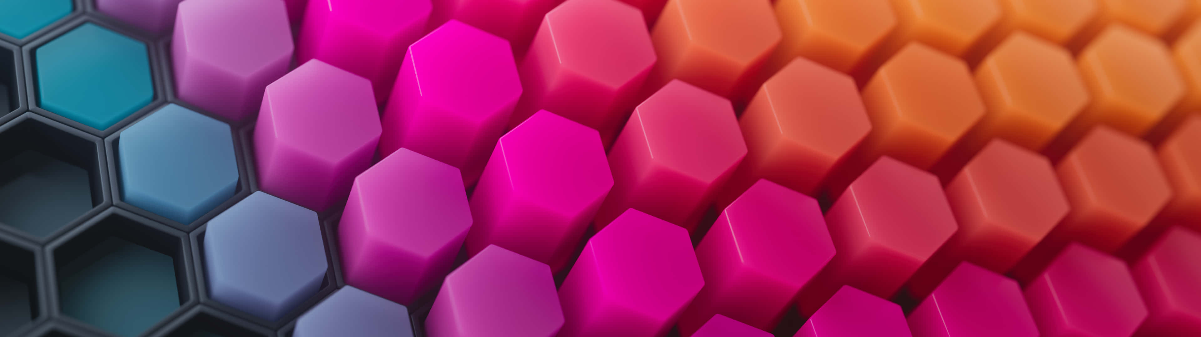 Abstract Hexagon Pattern In 4k Resolution Background