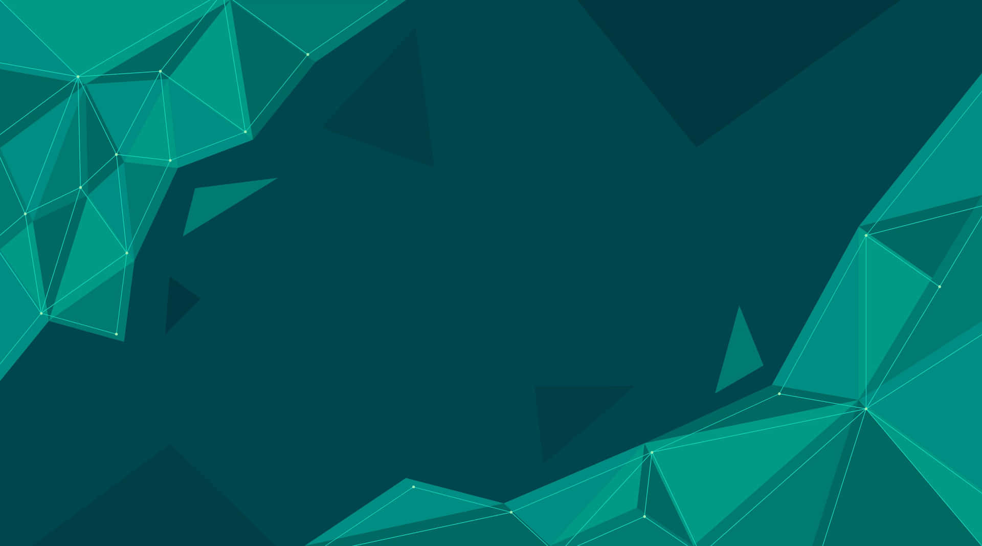 Abstract Jade Polygonal Background
