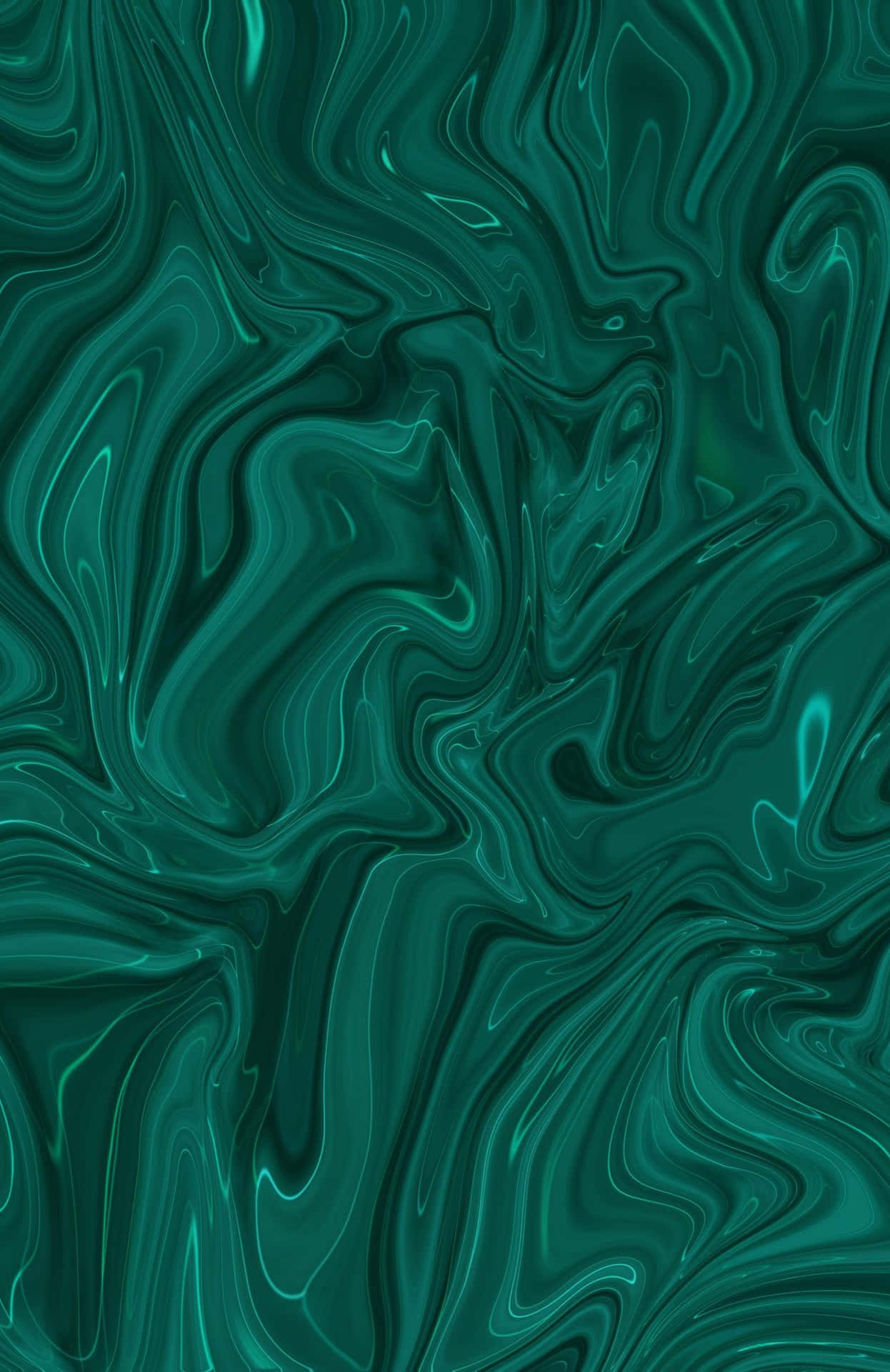Abstract Jade Swirl Pattern