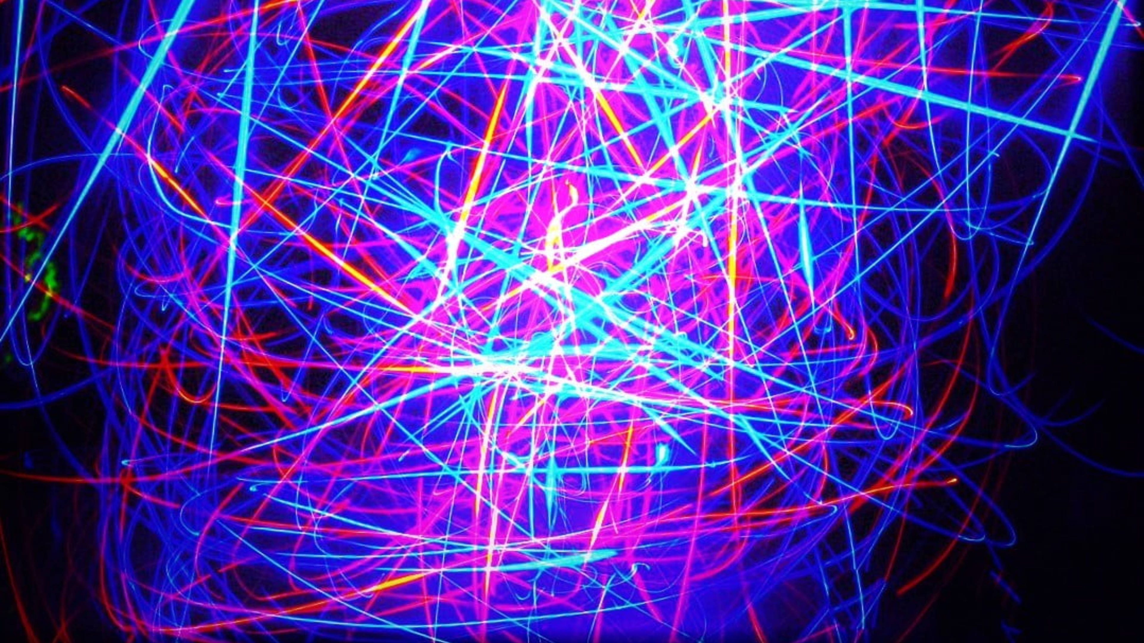 Abstract Laser Led 4k Background