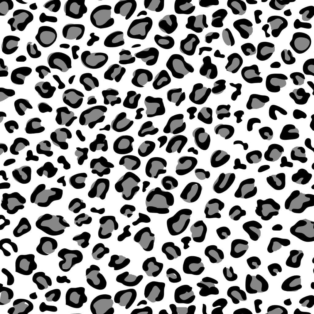 Abstract Leopard Pattern Art Background