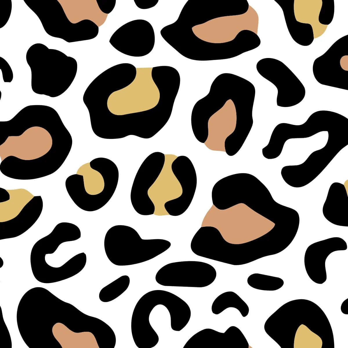 Abstract Leopard Print Pattern Background