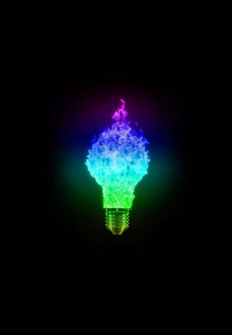 Abstract Light Bulb Ipad 2021 Background