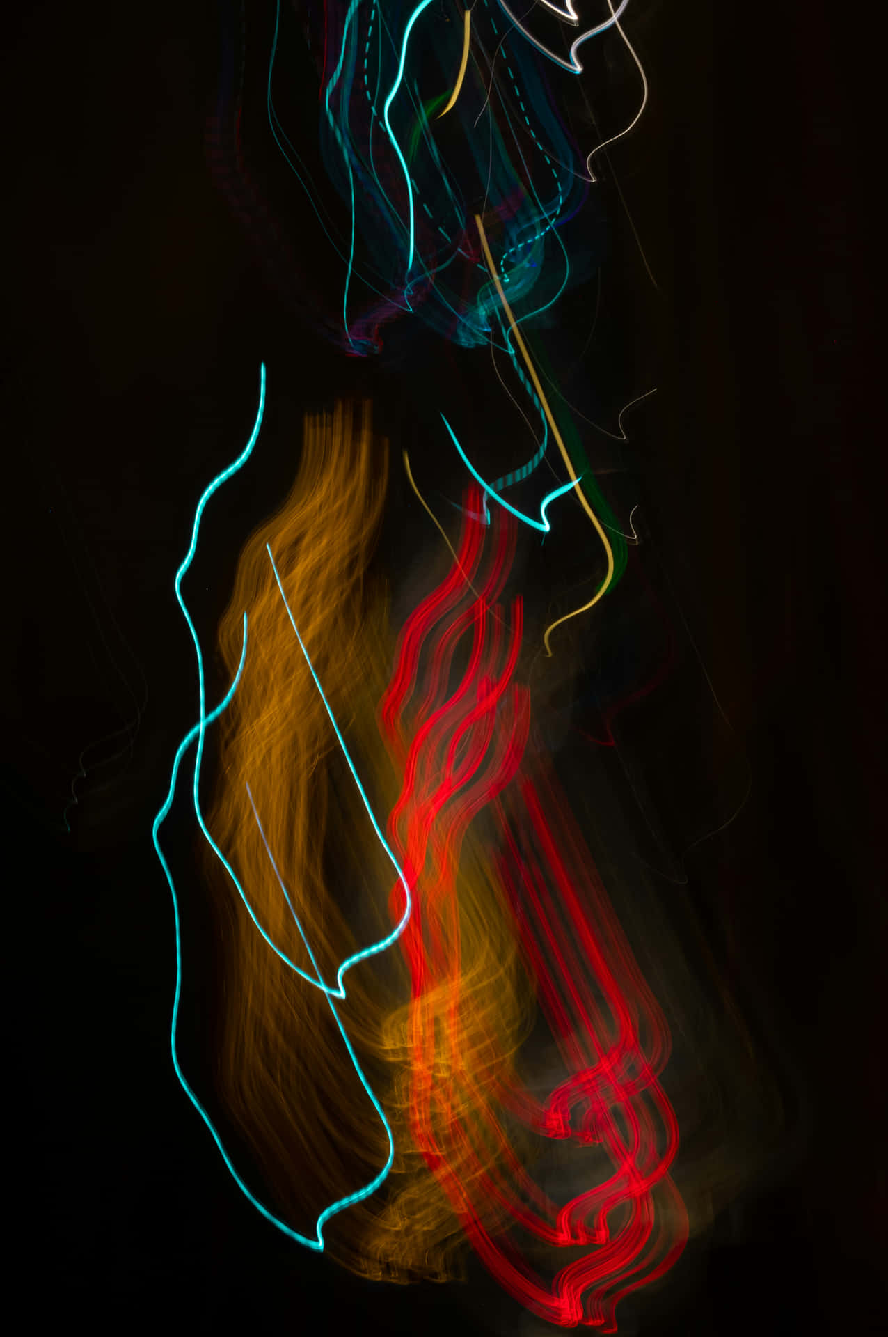 Abstract Light Trails Photography