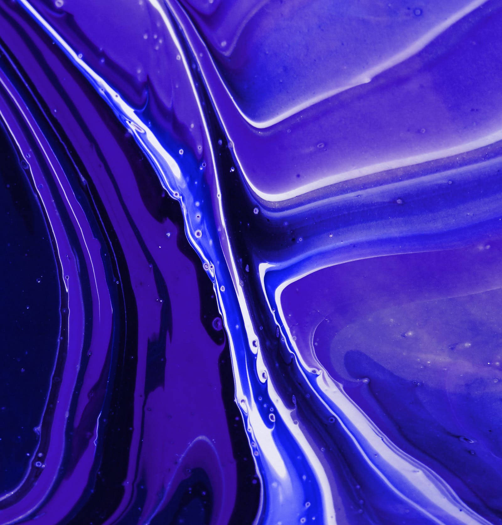 Abstract Liquid Blue Color Hd Background