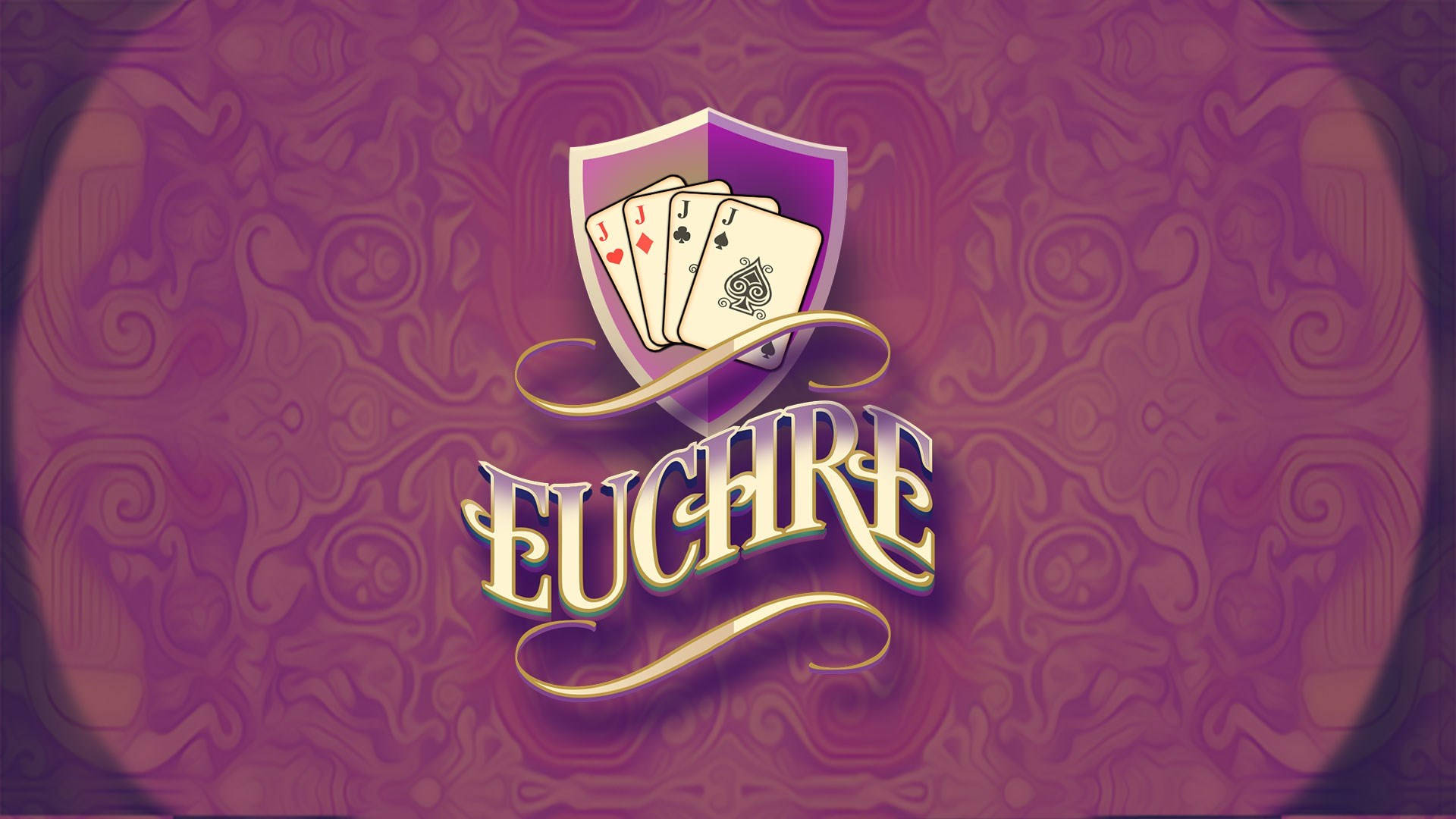 Abstract Magenta Euchre Graphic