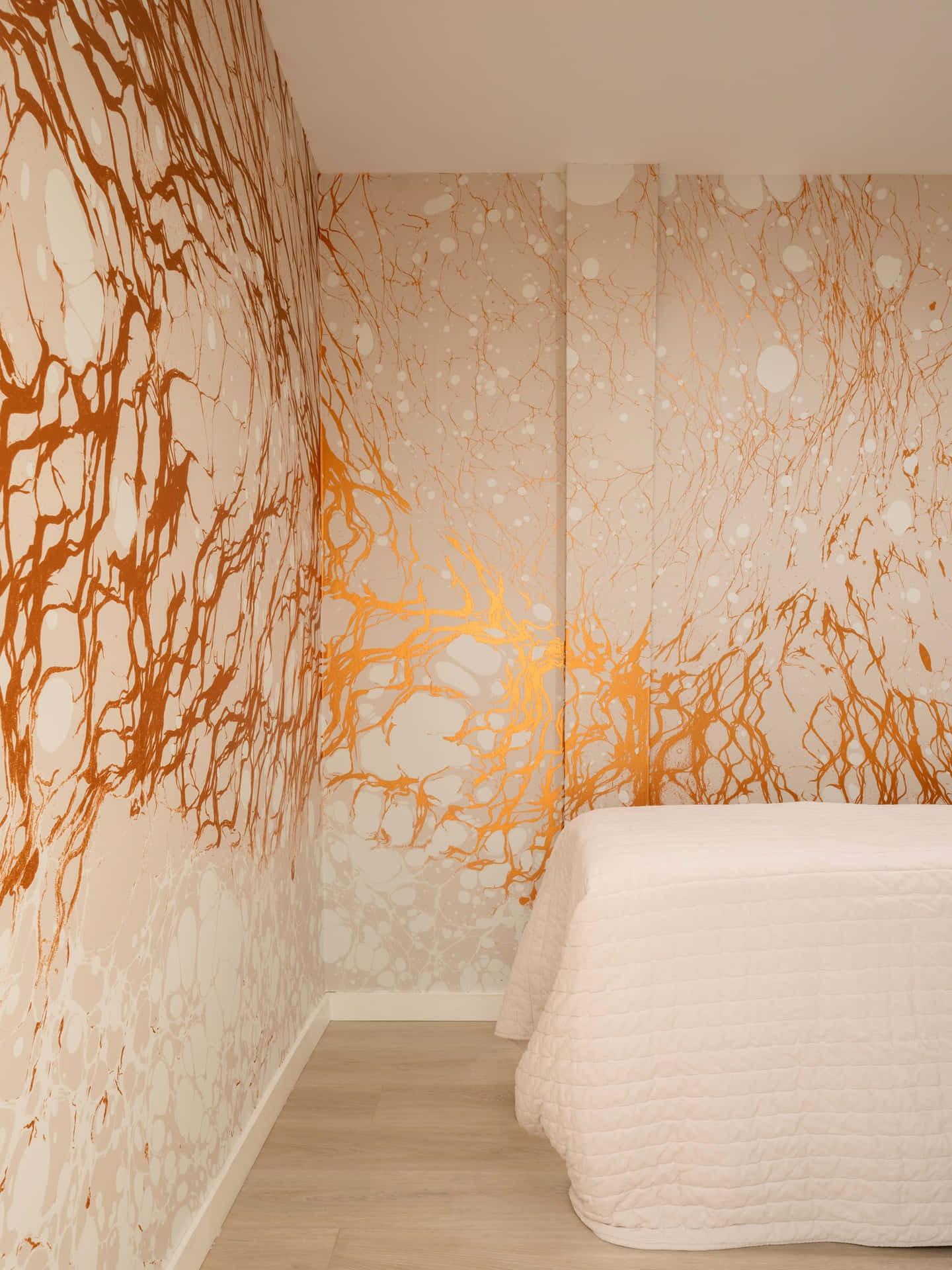 Abstract Marbled Wallpaper Bedroom Decor