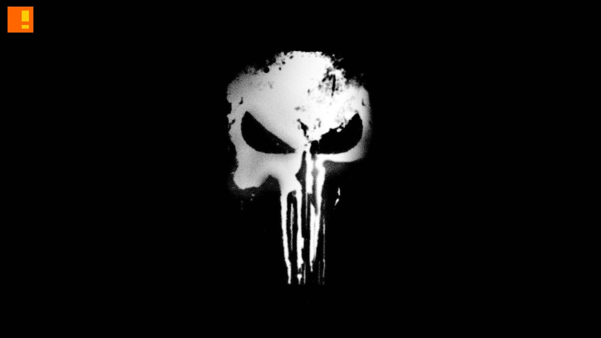 Abstract Minimalist Punisher Skull Background