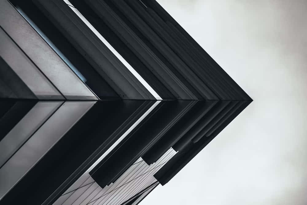 Abstract Modern Architecture Blackand Grey Background