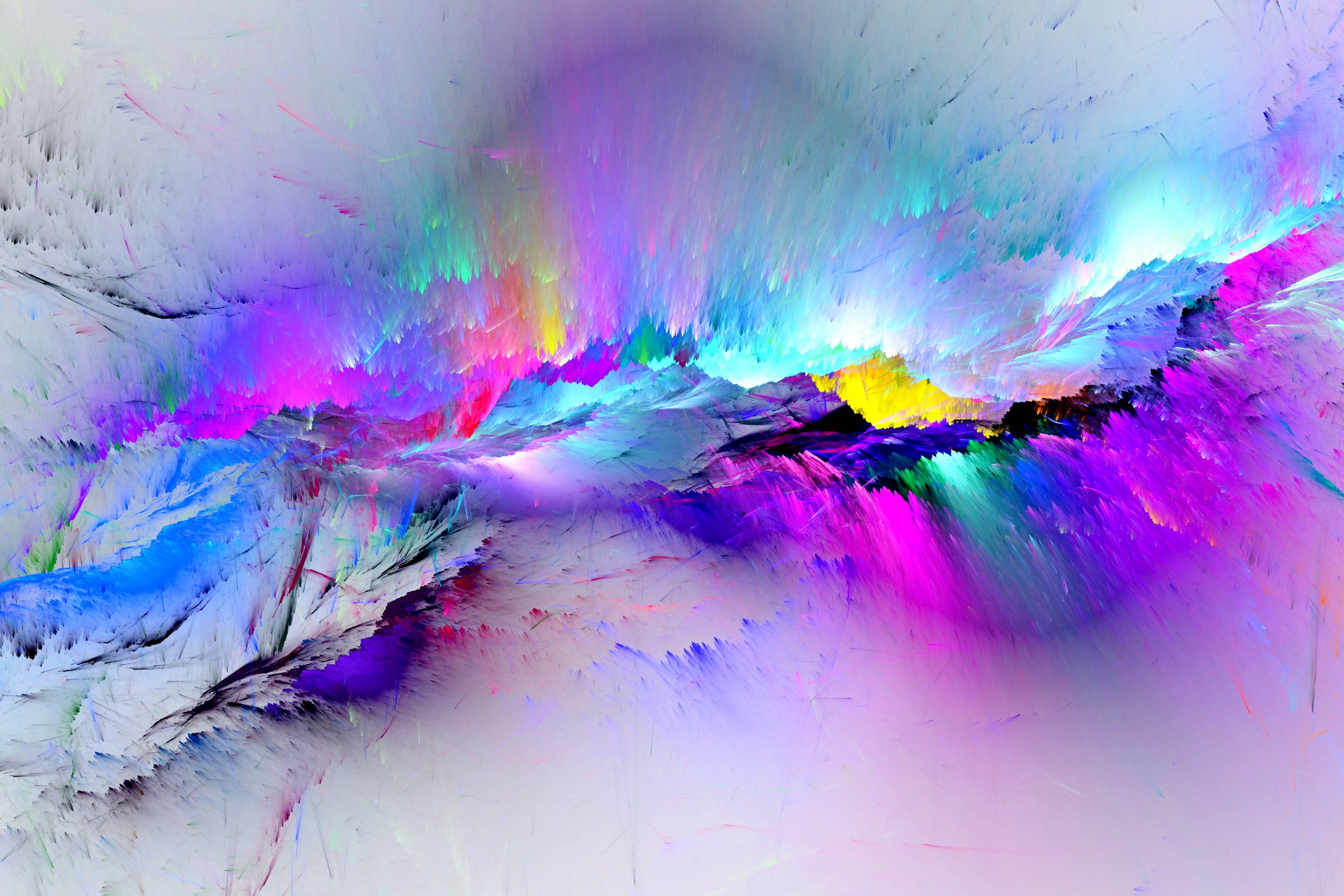 Abstract Multicolor Splash Backgrounds Background