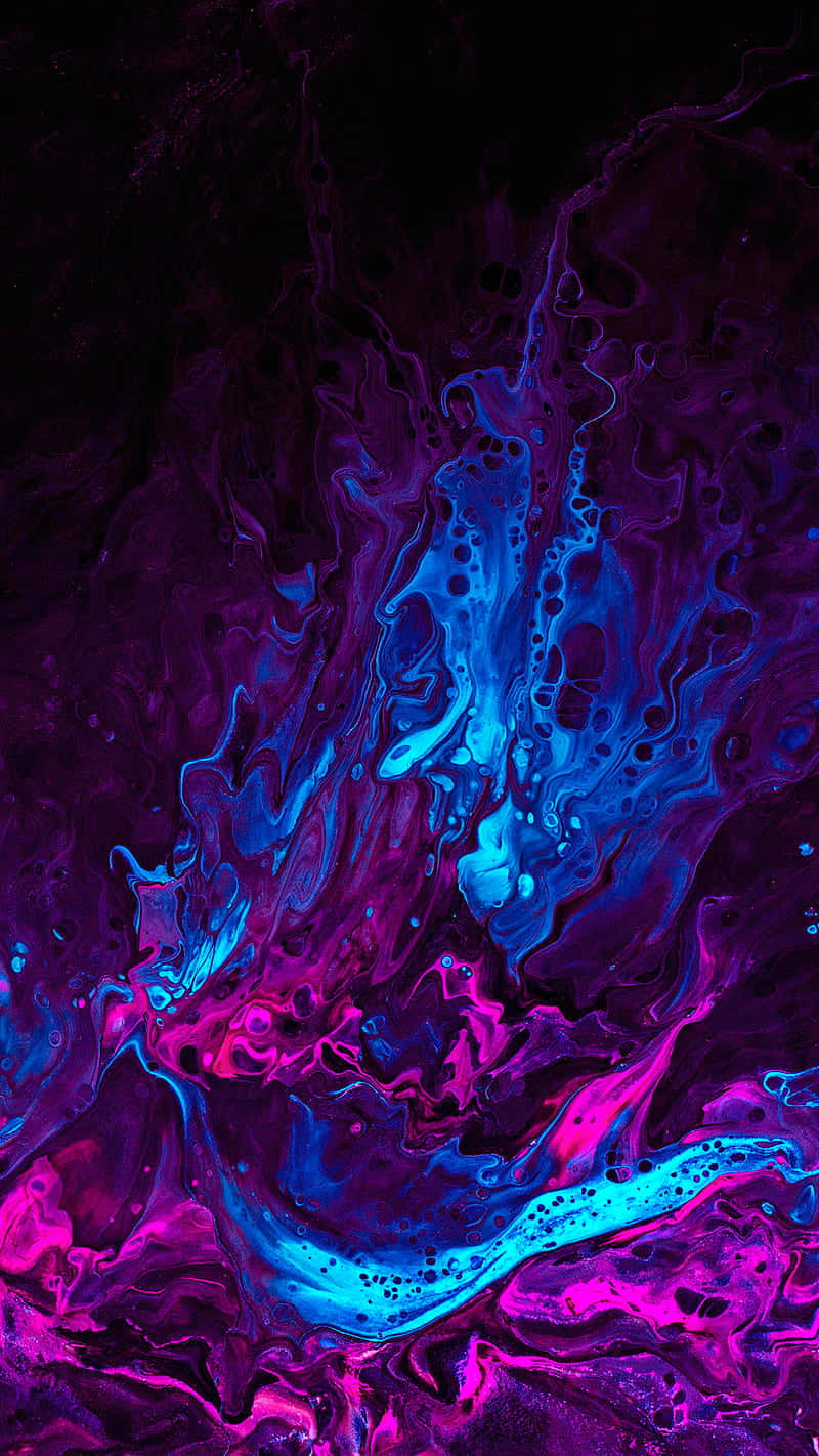 Abstract Neon Art Background