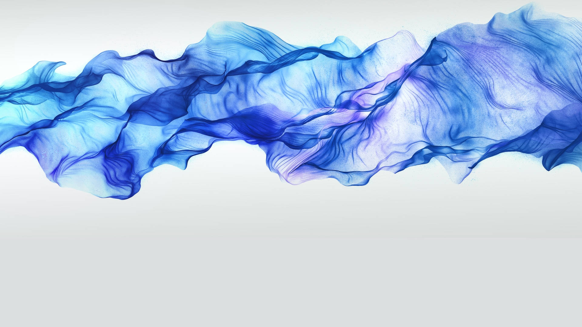 Abstract Neon Blue Aesthetic Smoke Background