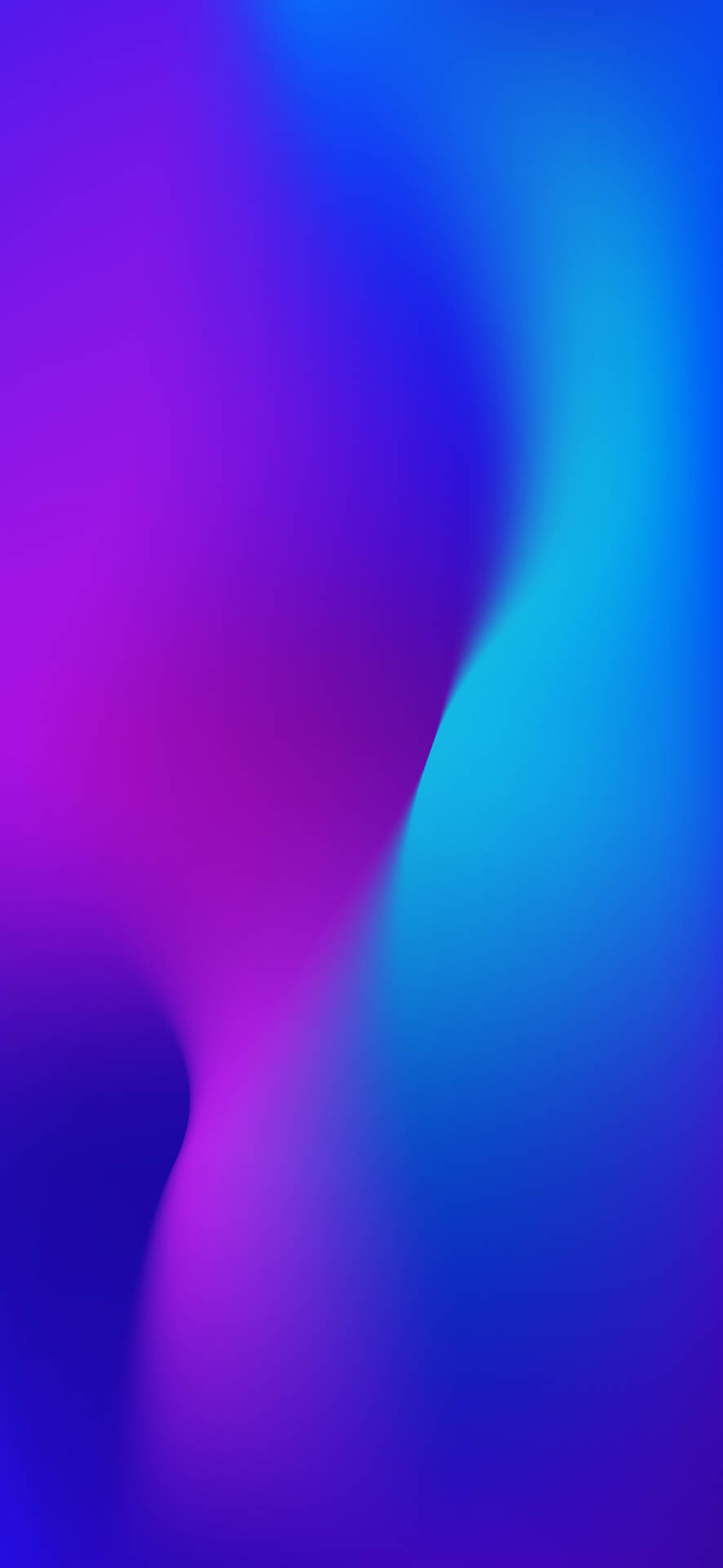 Abstract Neon Blue Gradient Oppo A5s Background