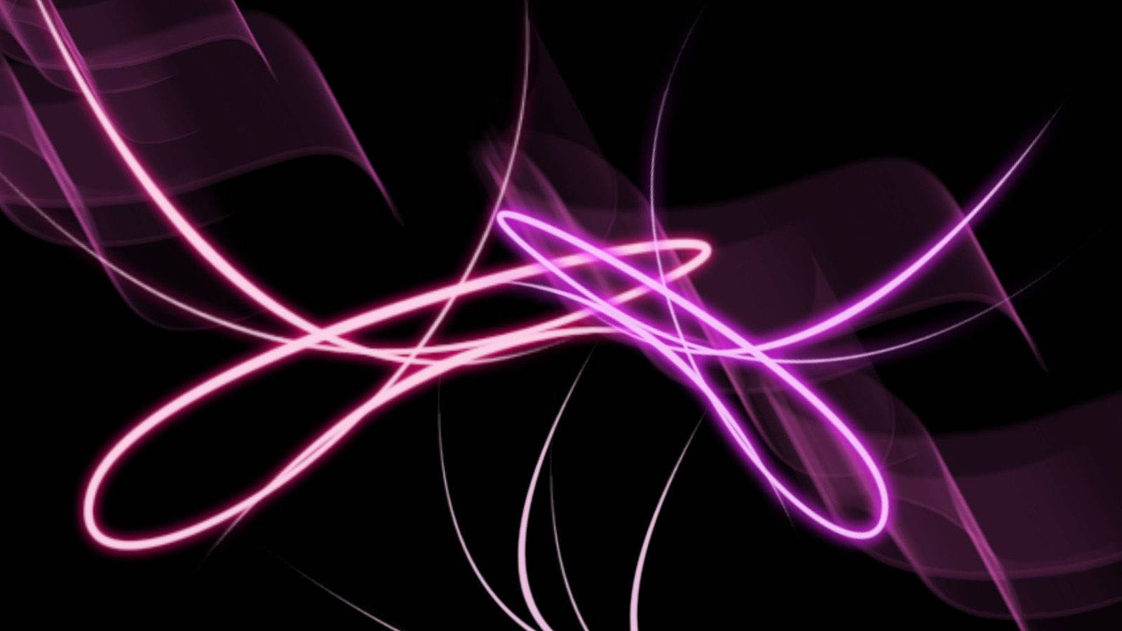 Abstract Neon Pink Lines Background