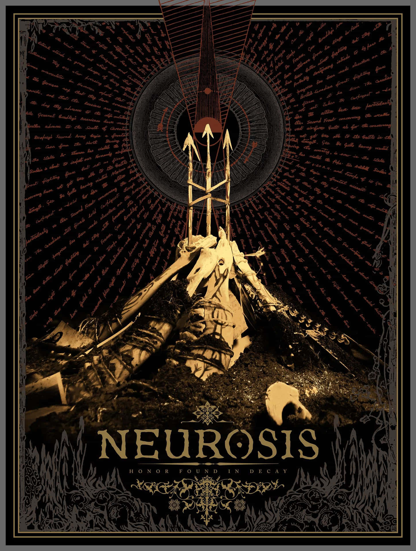 Abstract Neurotic Background