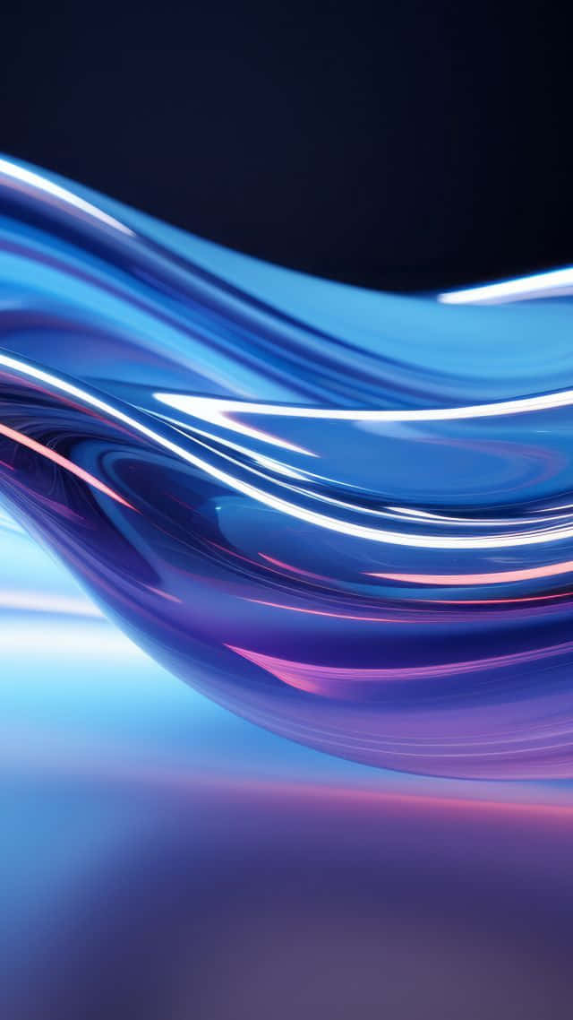 Abstract Pacific Blue Waves Background