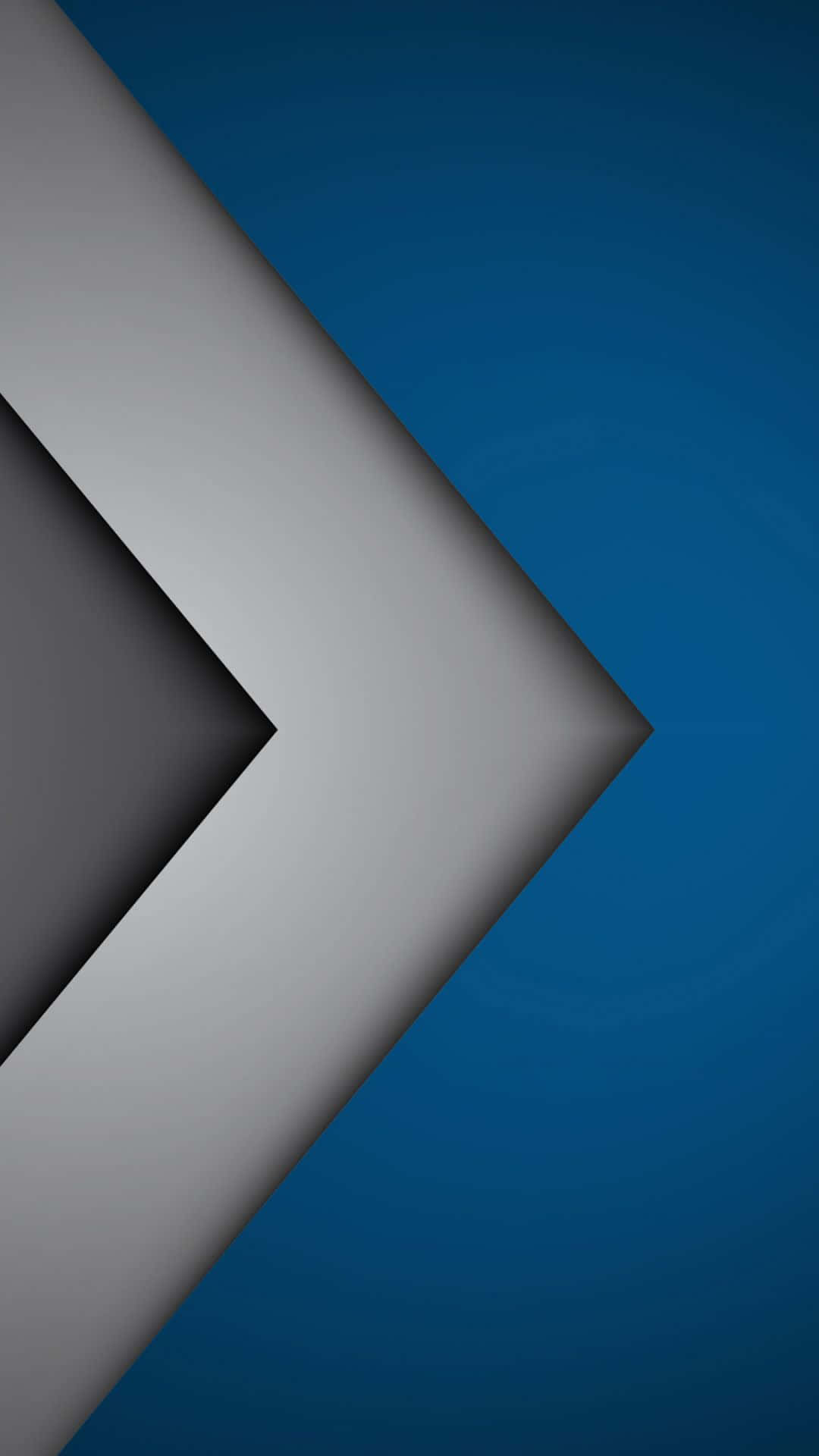 Abstract Painting Of Shades Of Blue And Gray Background