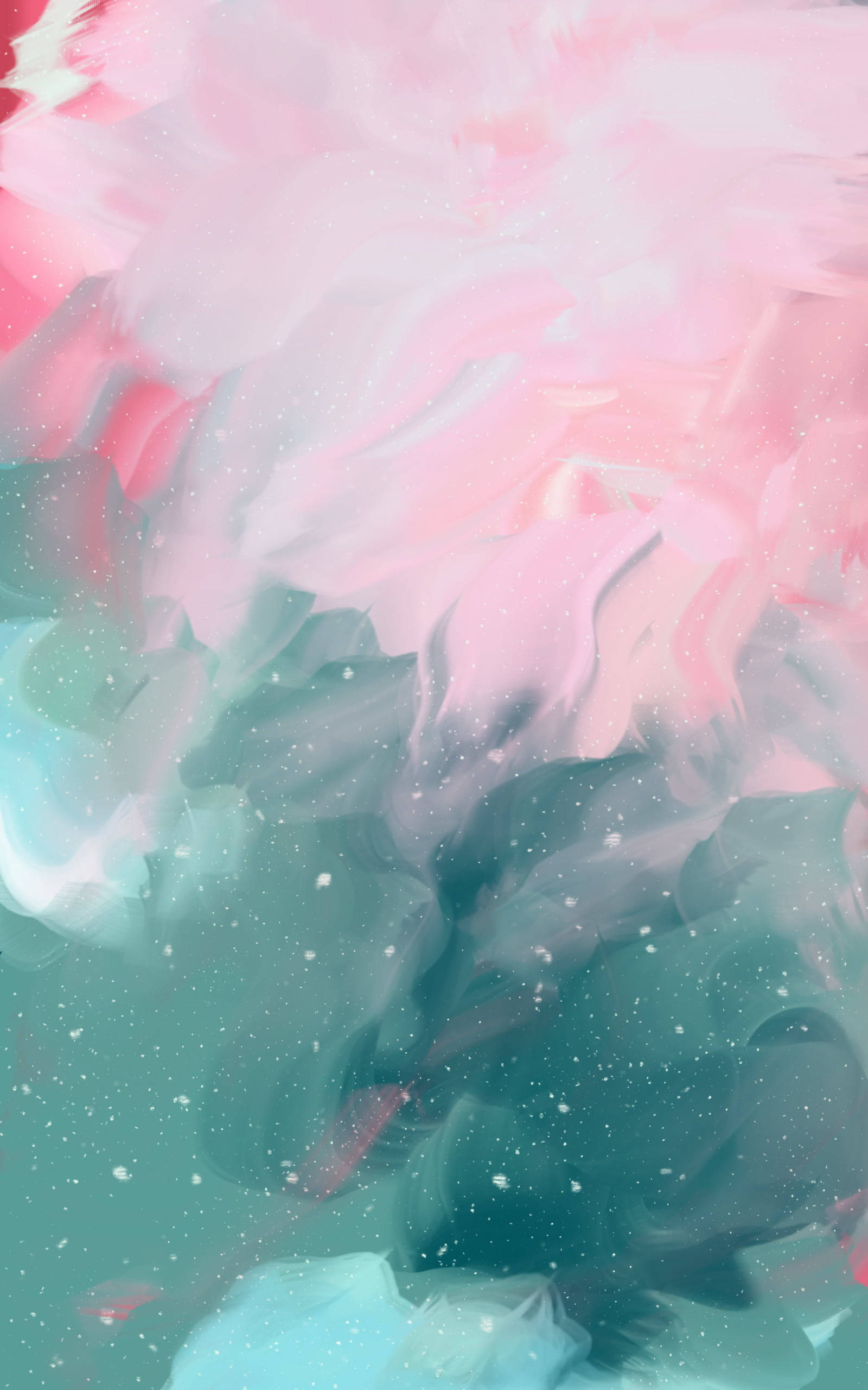 Abstract Pastel Galaxy Art