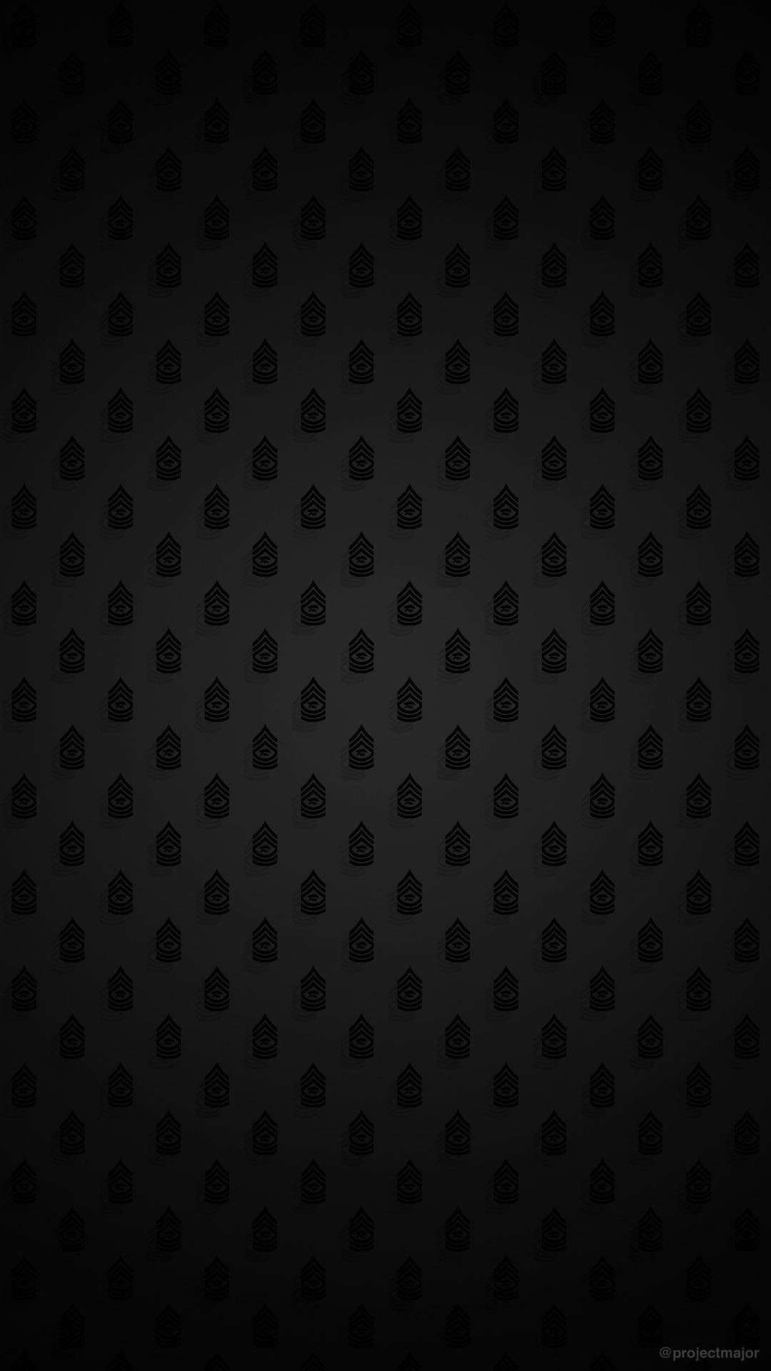 Abstract Pattern In Pitch Black Gradient Background