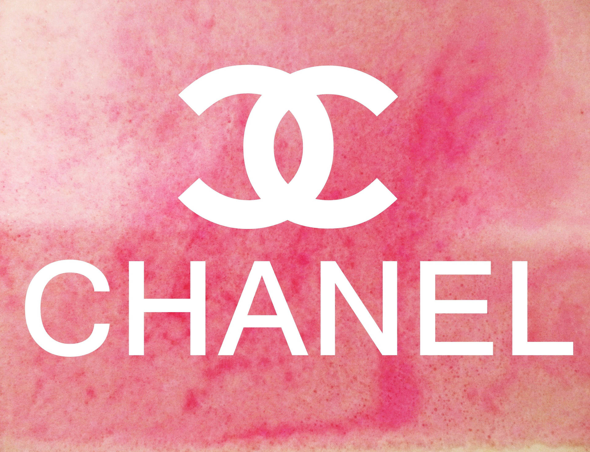 Abstract Pink Chanel Logo Background
