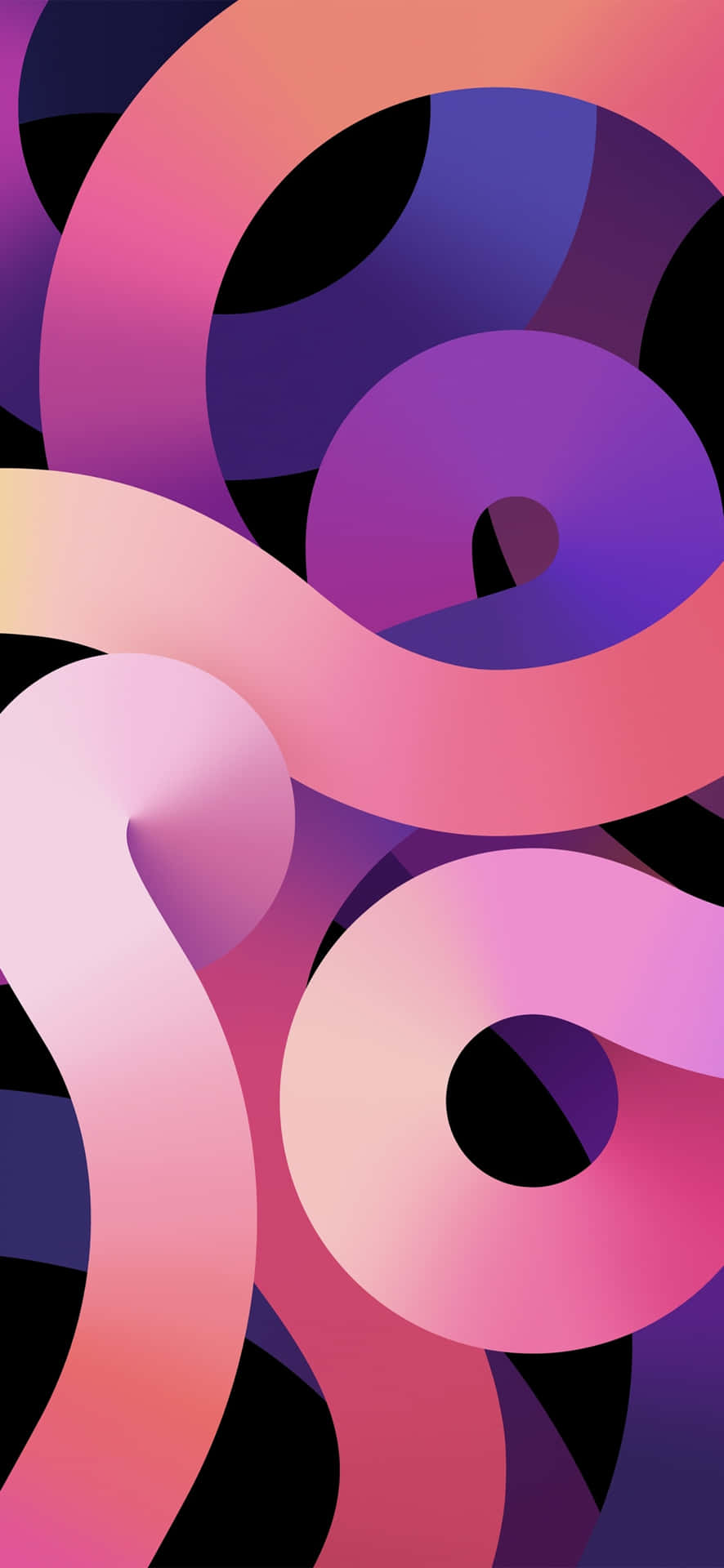 Abstract Pink Purple Swirls Background Background