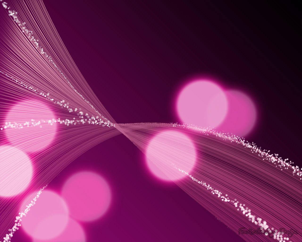 Abstract Pretty Pink Bokeh Vector Art Background