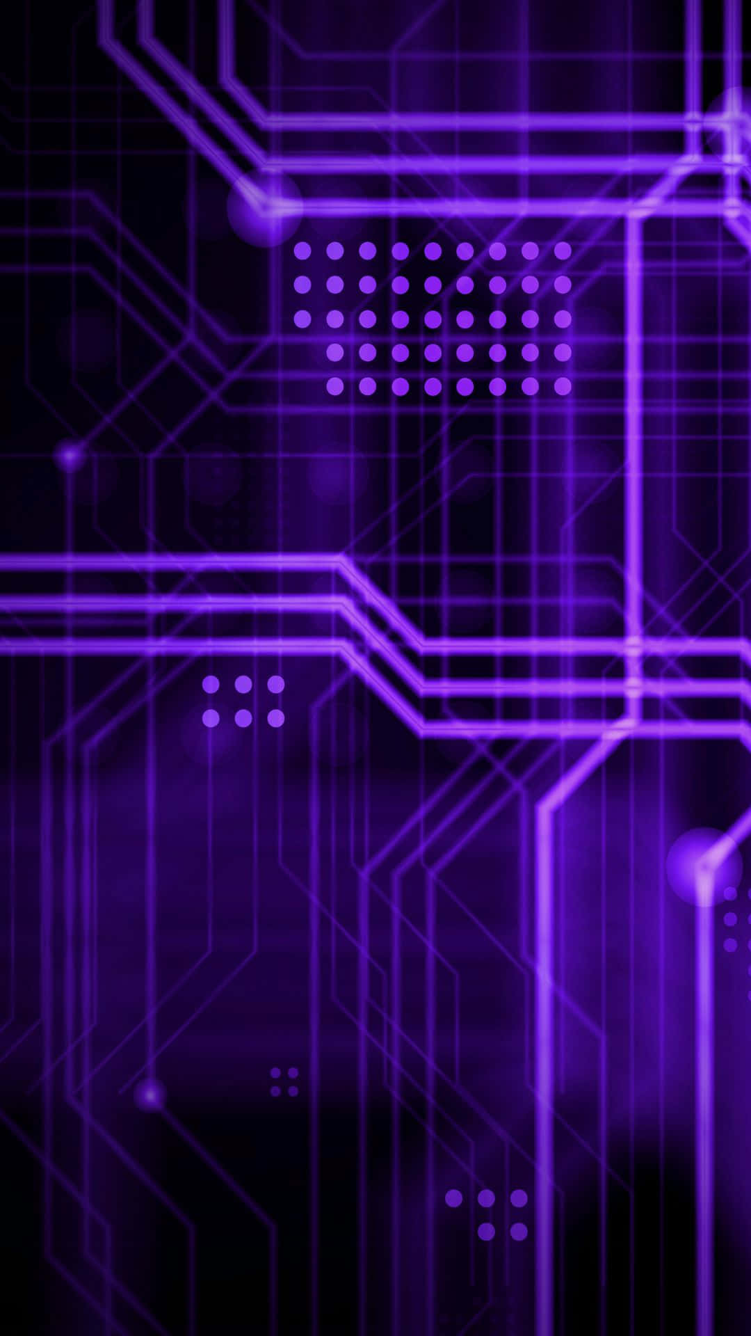 Abstract Purple Circuit Board Background Background