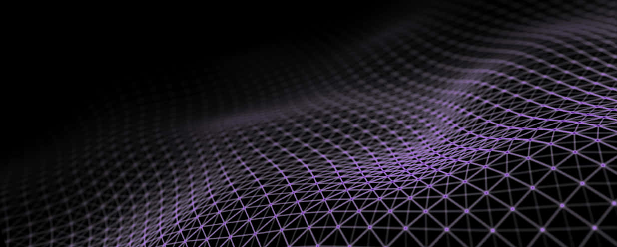 Abstract Purple Grid Wave Background