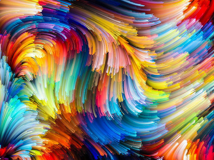 Abstract Rainbow Background