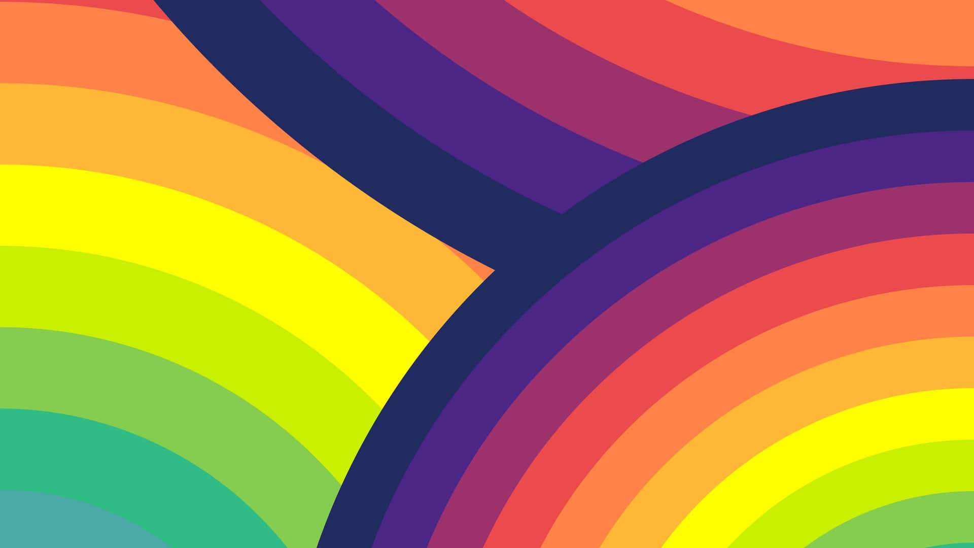 Abstract Rainbow Swirl Background Background